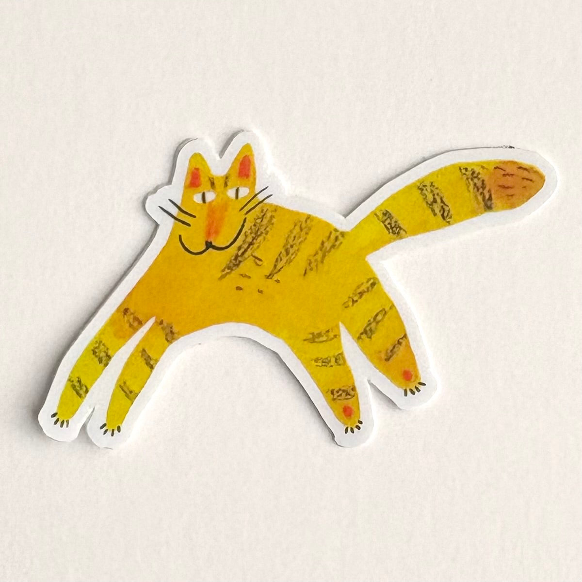 Sticker: Red Cat