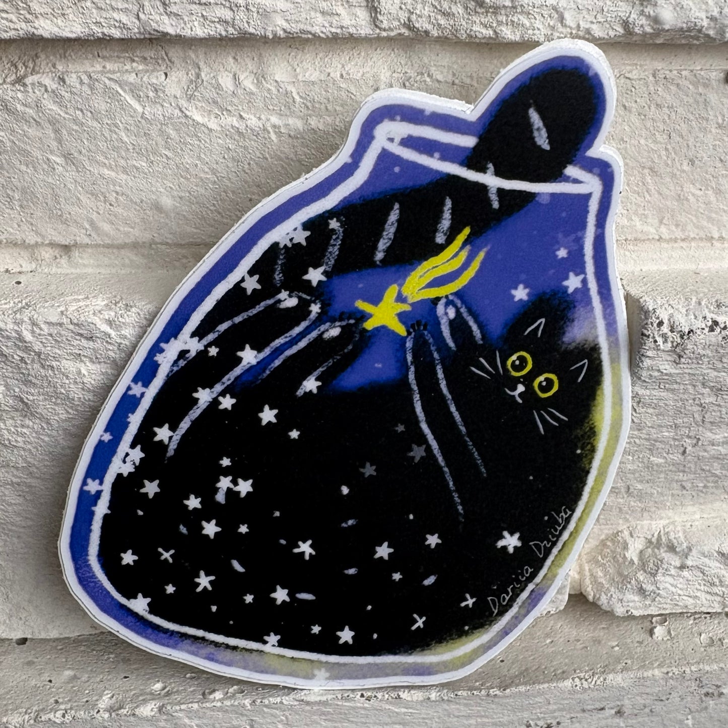 Sticker: Cat and Star