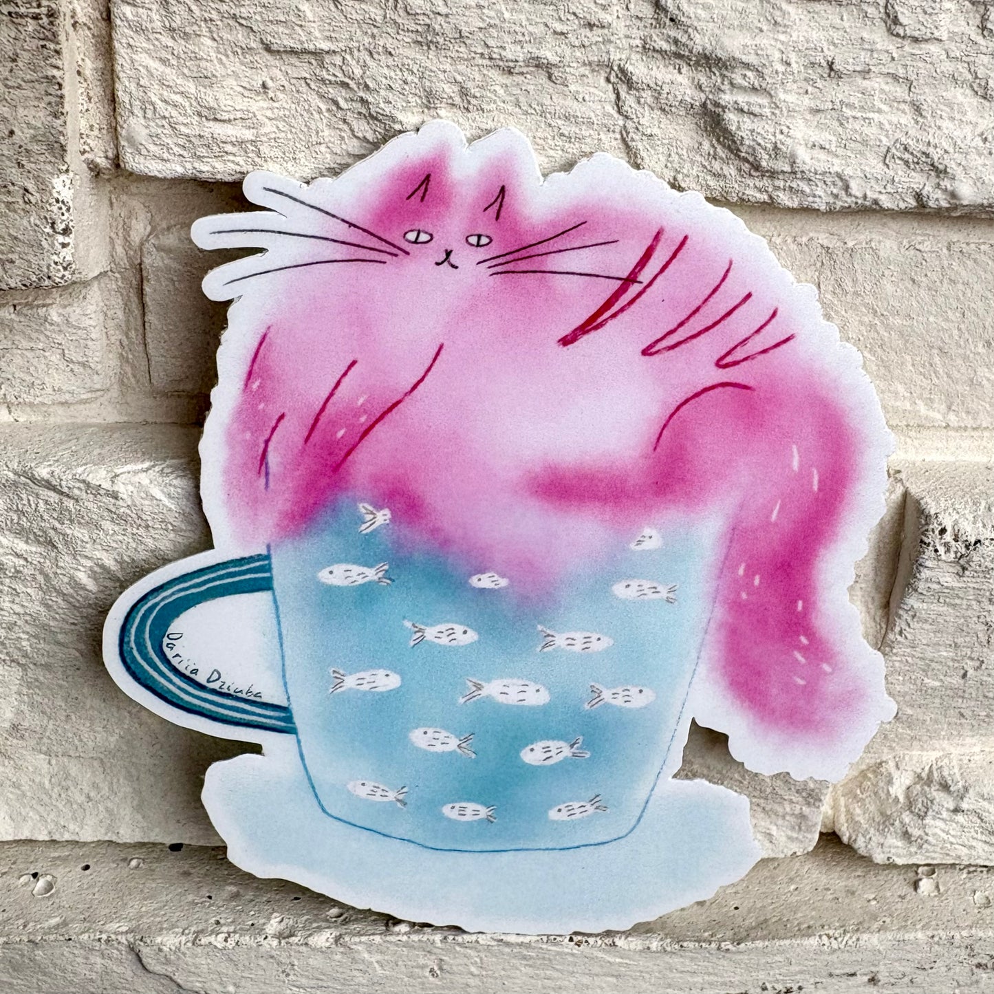 Sticker: Cotton Candy Cat