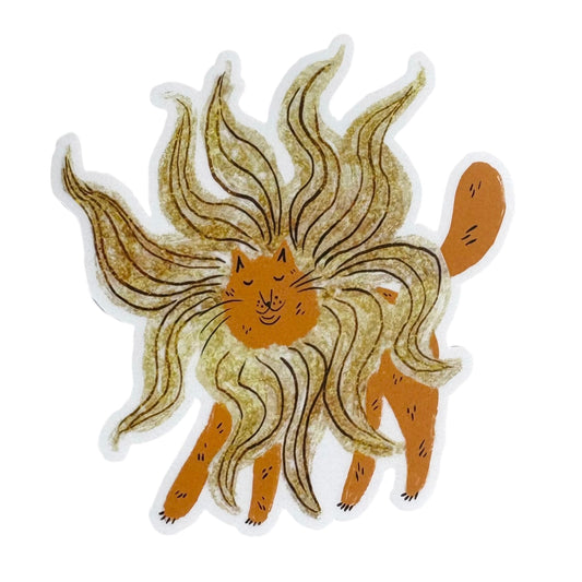 Sticker: Cat lion