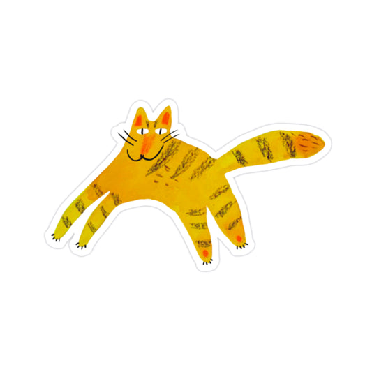 Sticker: Red Cat