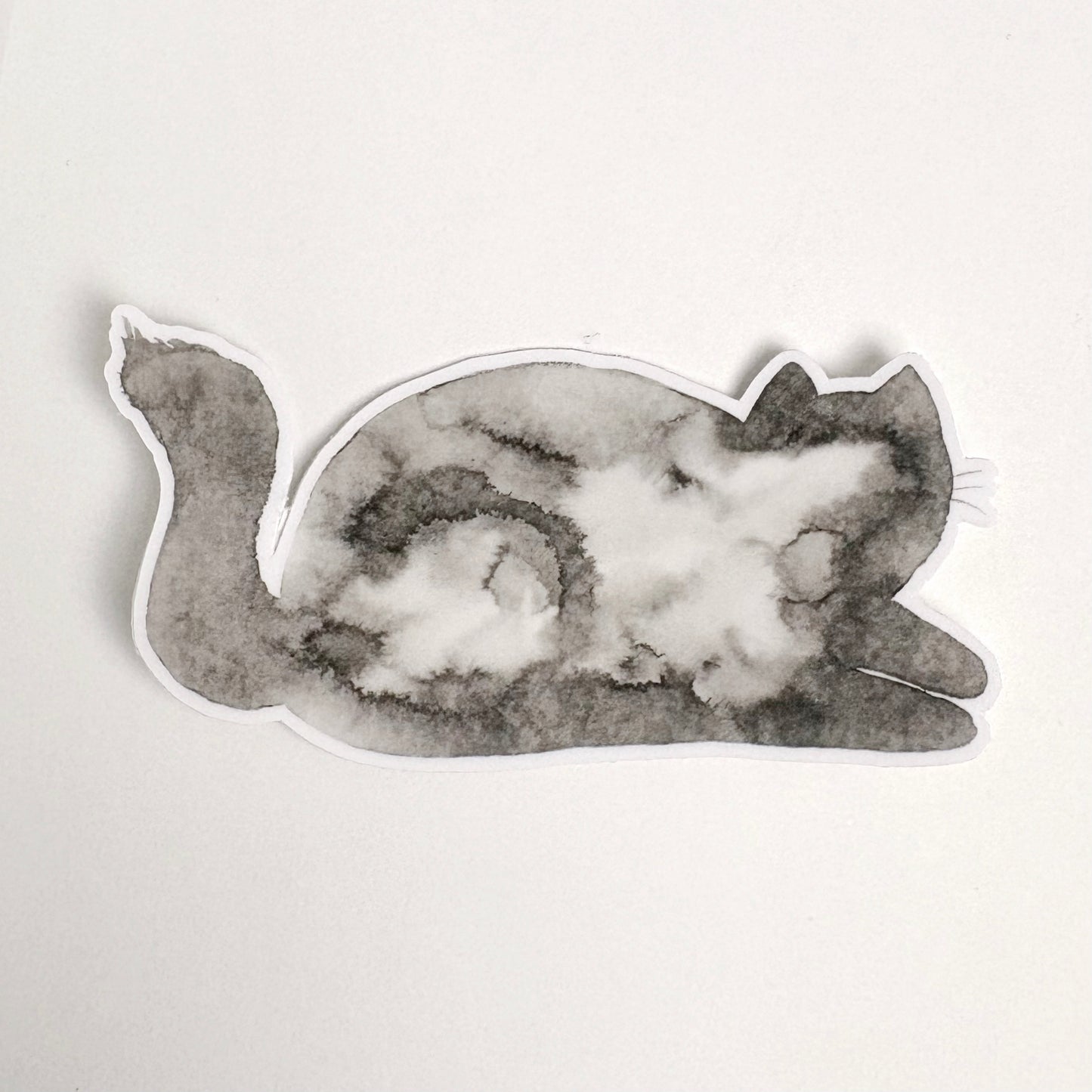 Autocollant: Autocollant chat pain d’encre