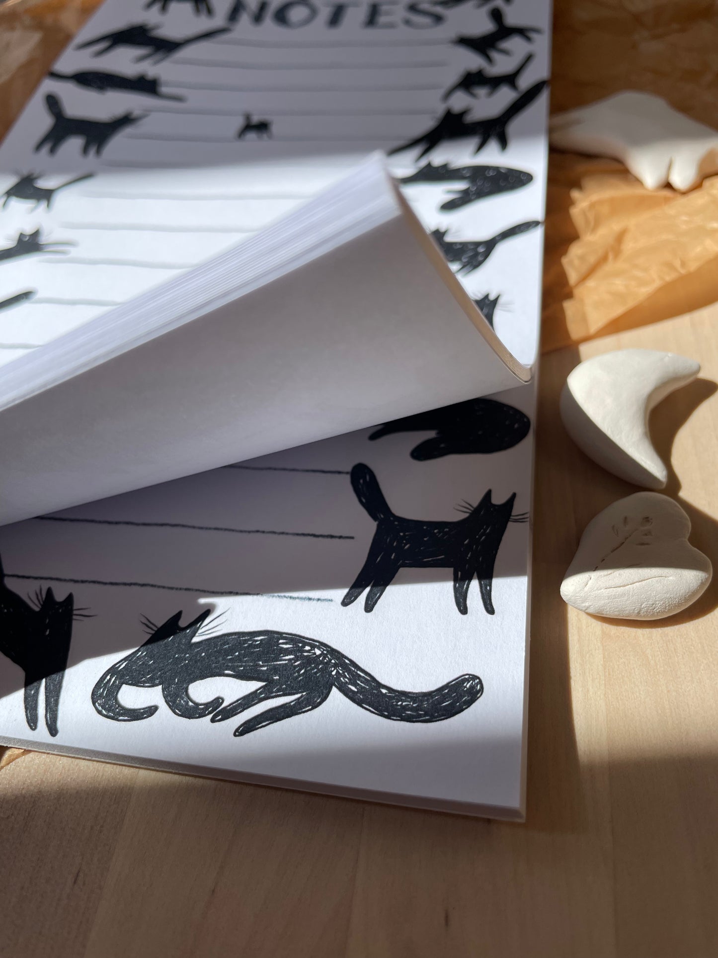 Bloc-notes avec des chats: Chats noirs