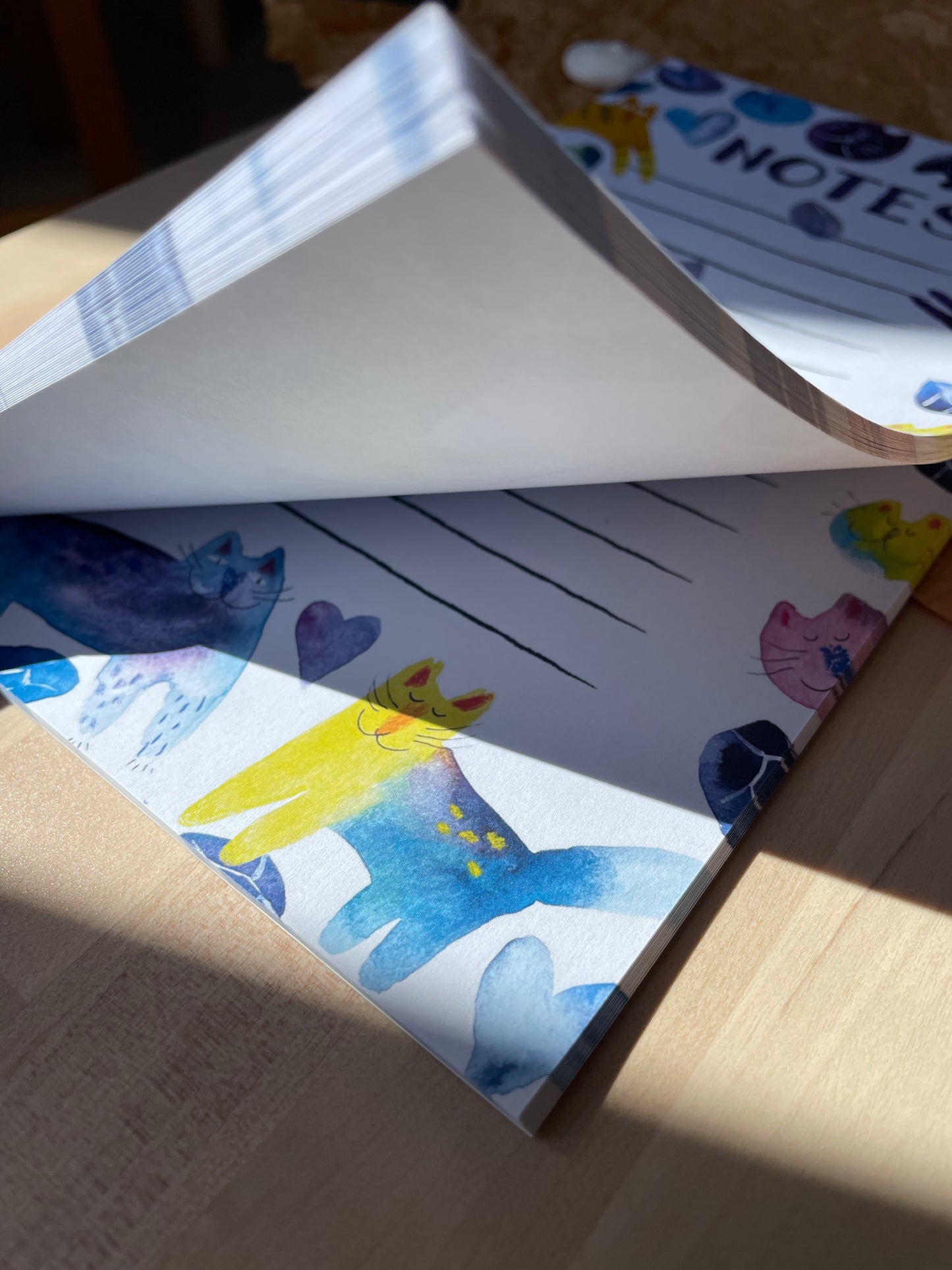 Notepad: Cats and crystals
