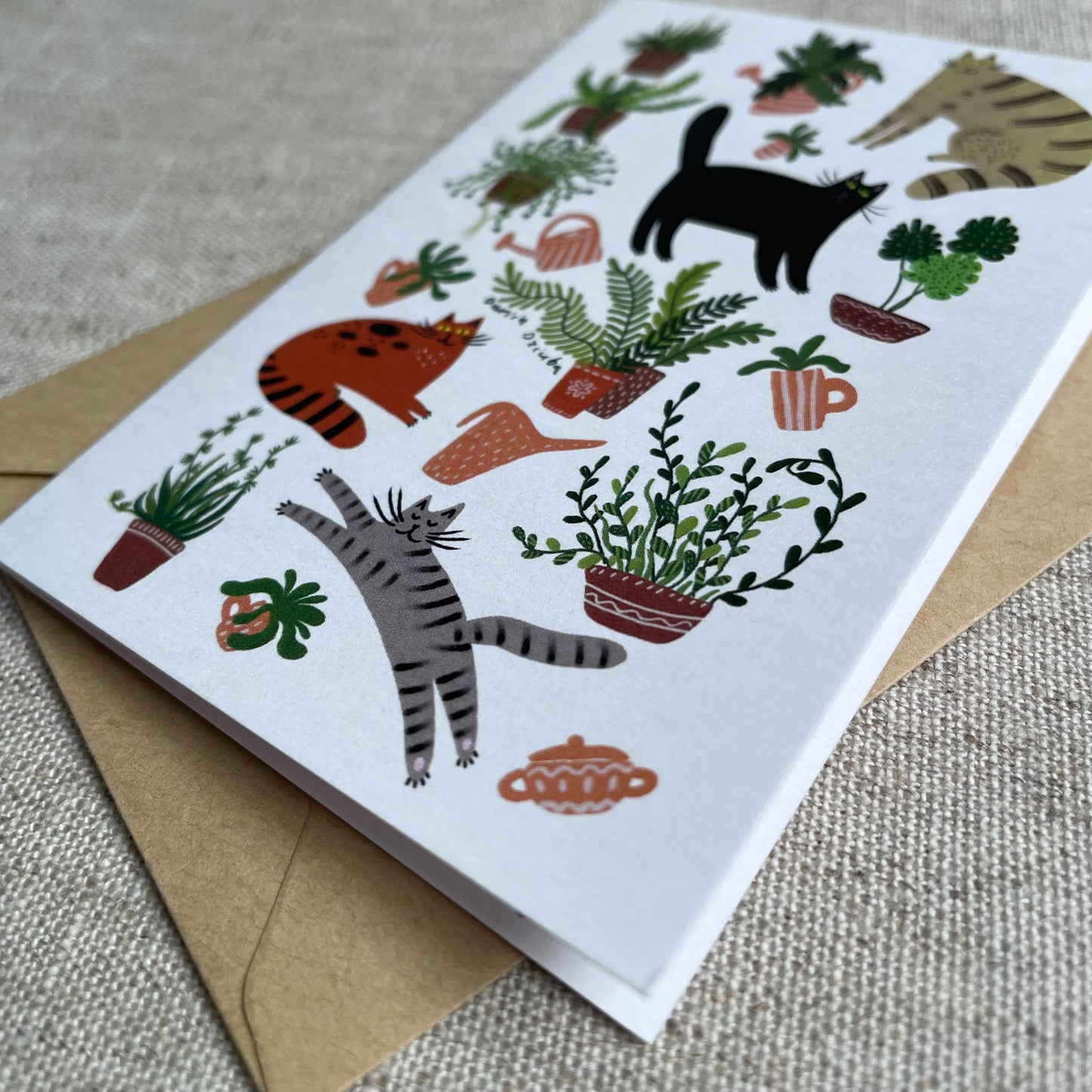 Mini card: Cats Among Pots