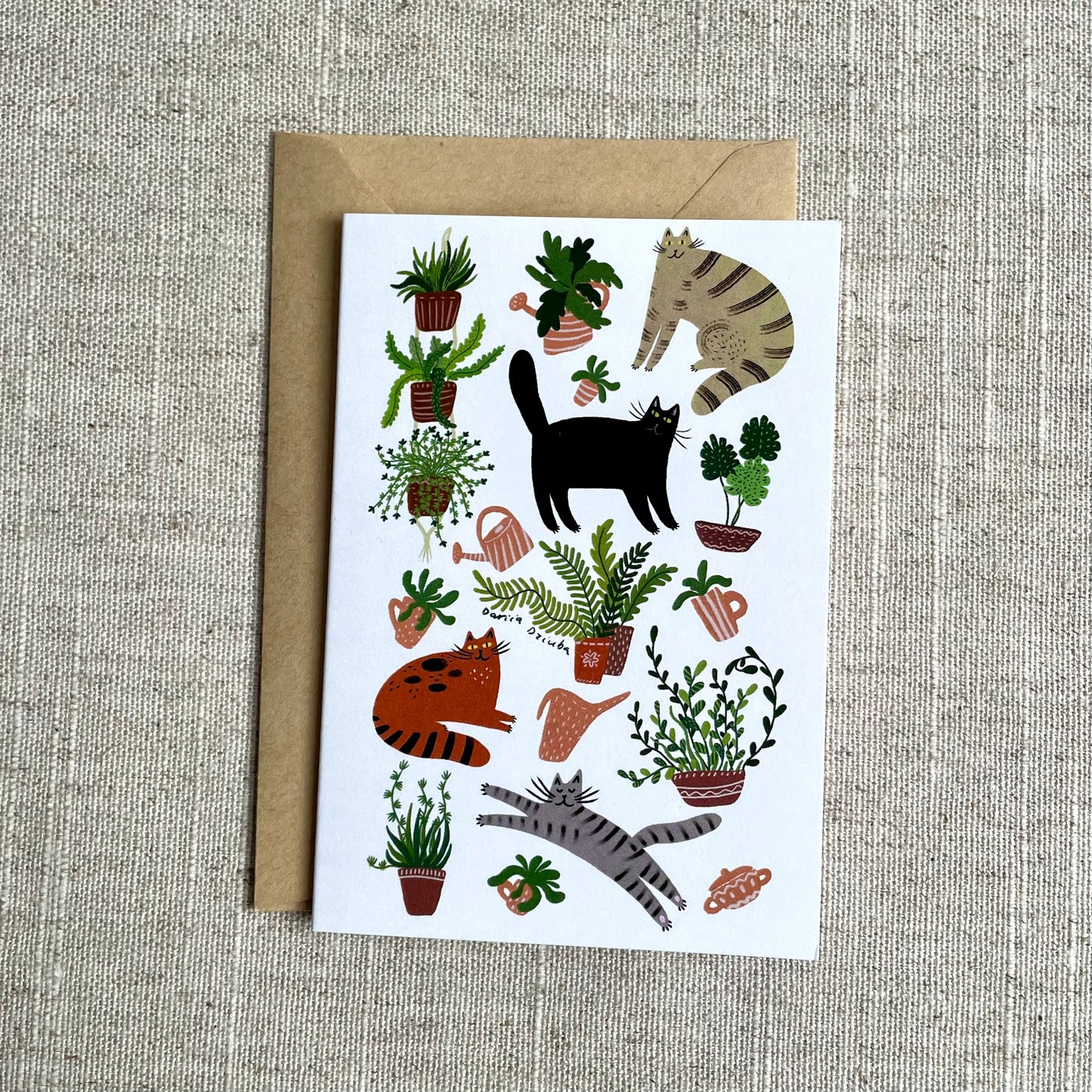 Mini card: Cats Among Pots