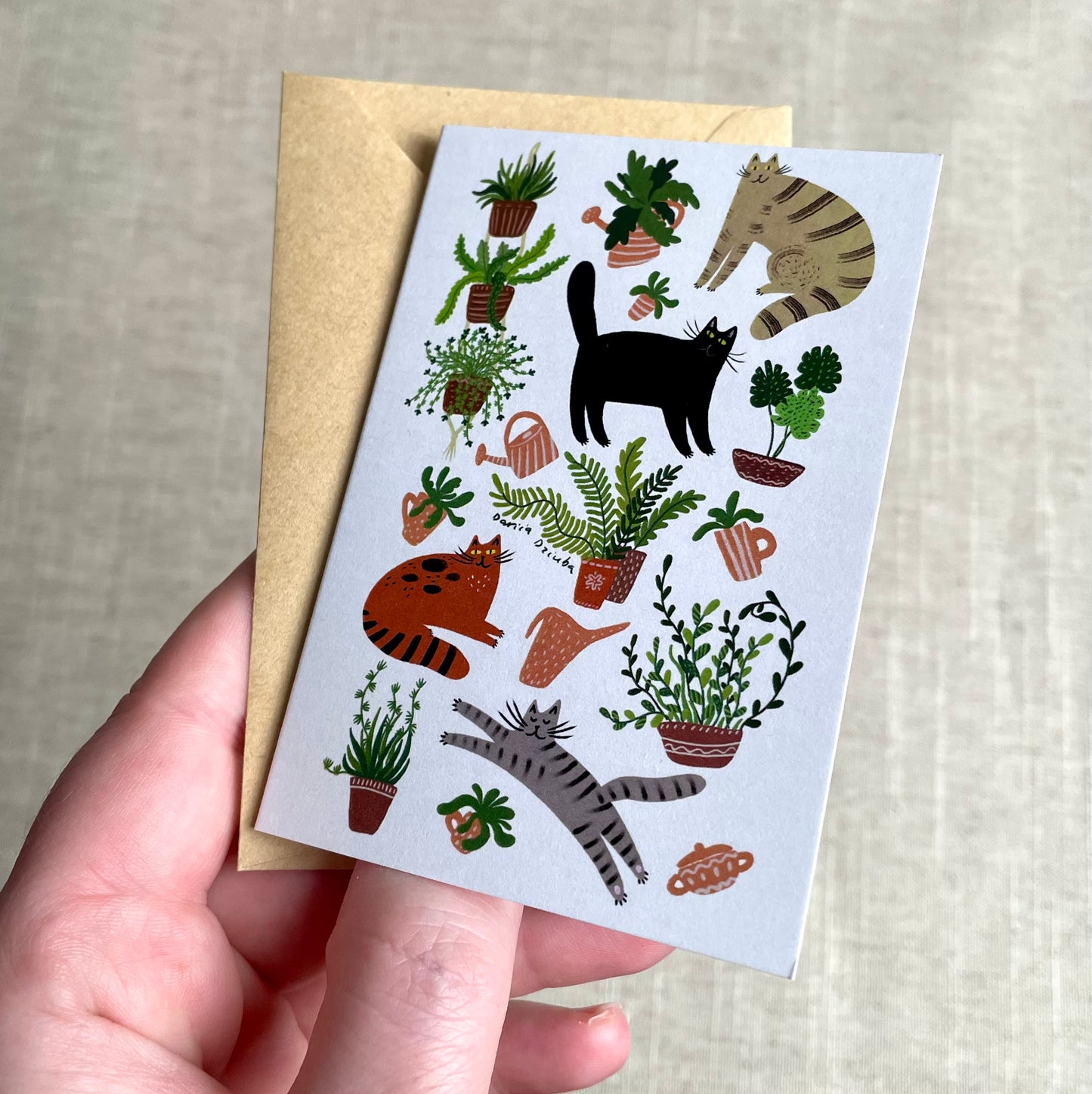 Mini card: Cats Among Pots