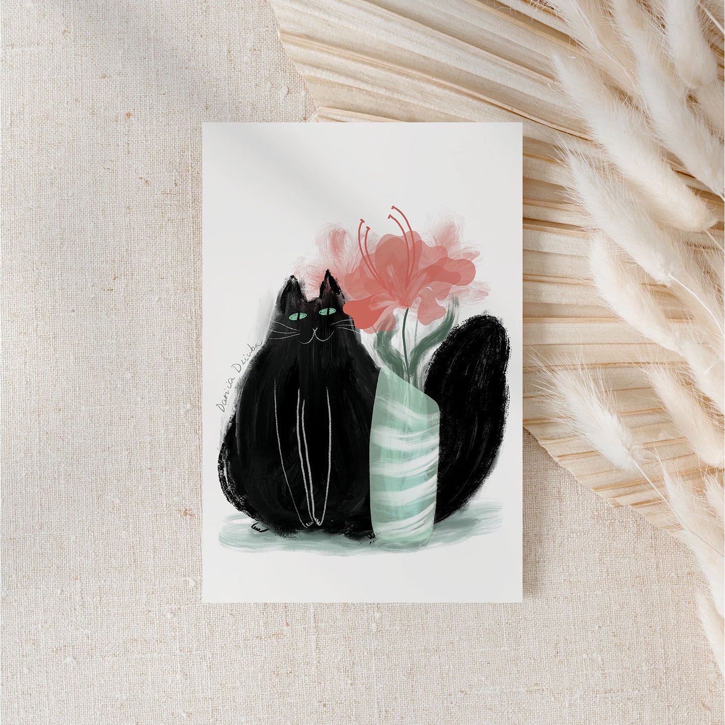 Carte de vœux verticale : Whisker Wonderland