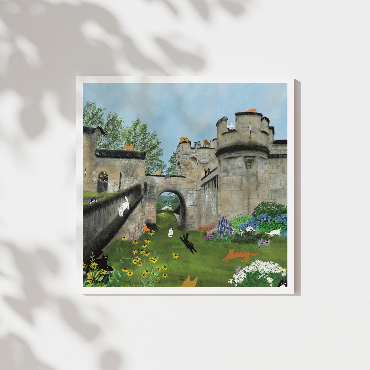 Unframed art print: At the walls of Camelot