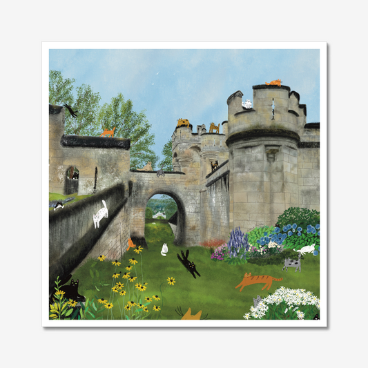 Impression d'art sans cadre : Aux murs de Camelot