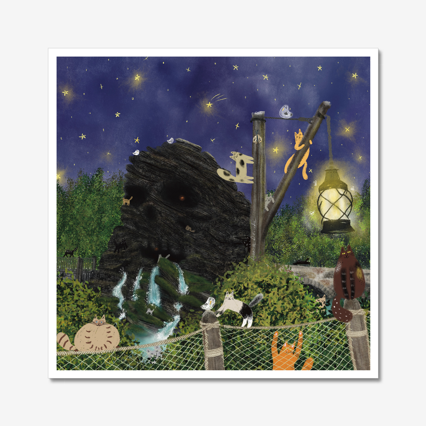 Unframed Art Print: Pirate Cats