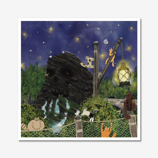 Impression d'art sans cadre : Chats pirates