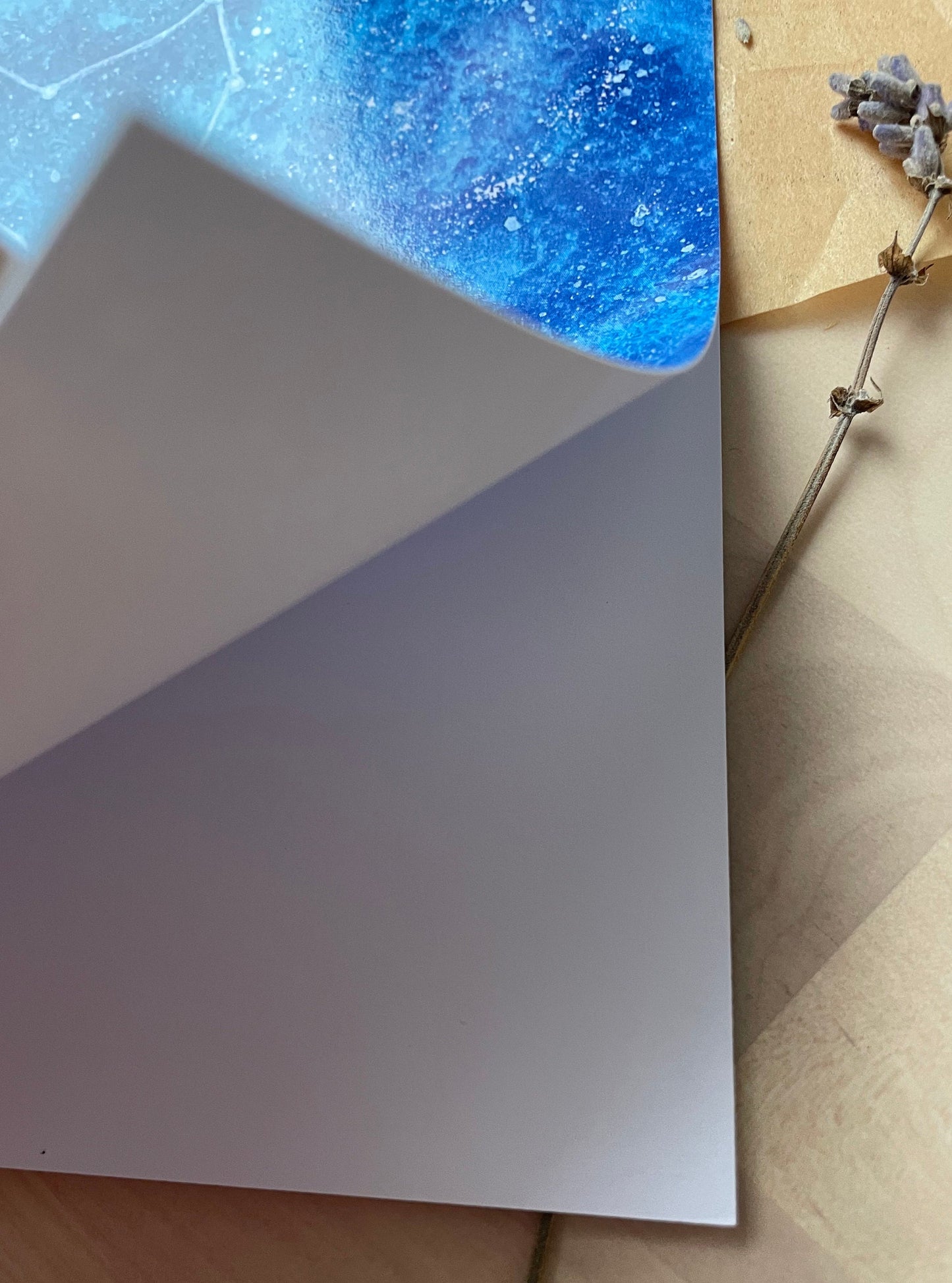 Carte de vœux carrée : Amour, cœur et lucioles