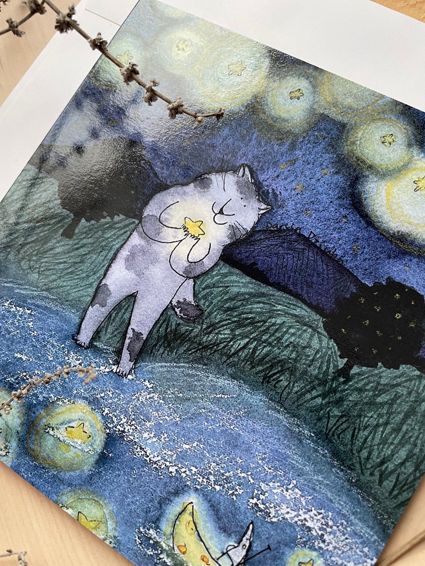 Square card friends: Greeting card