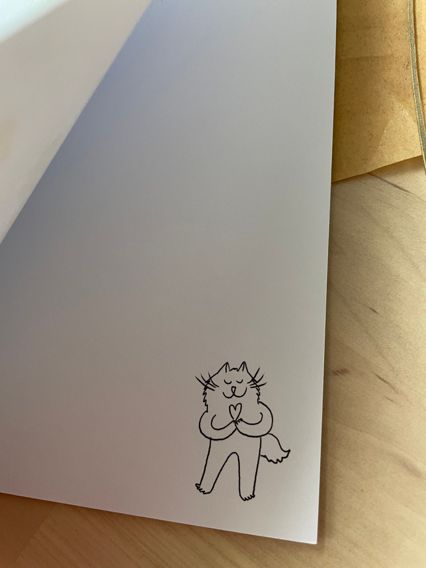 Carte de vœux verticale : L'amour est magique