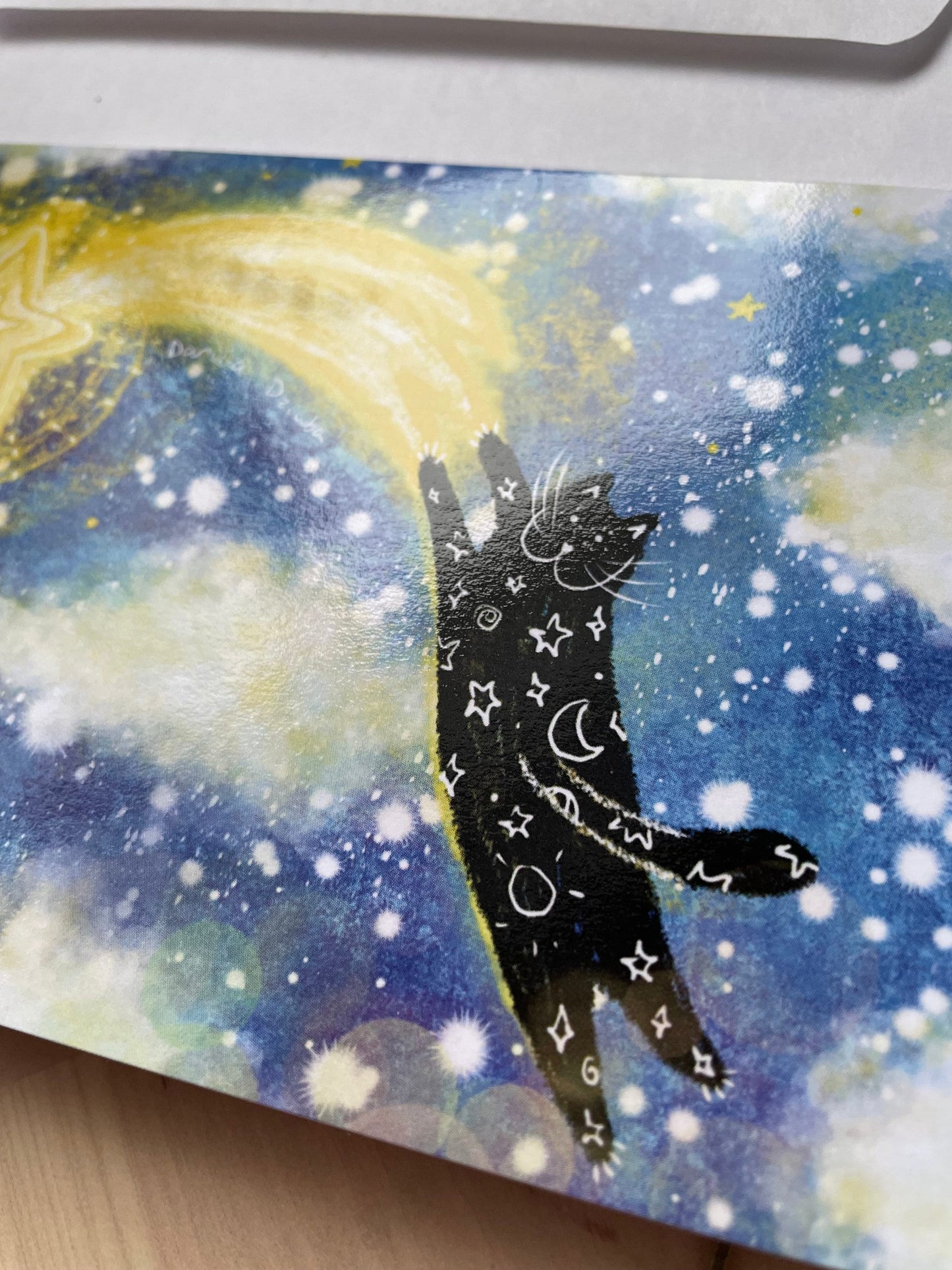 Monter une étoile: Carte de vœux