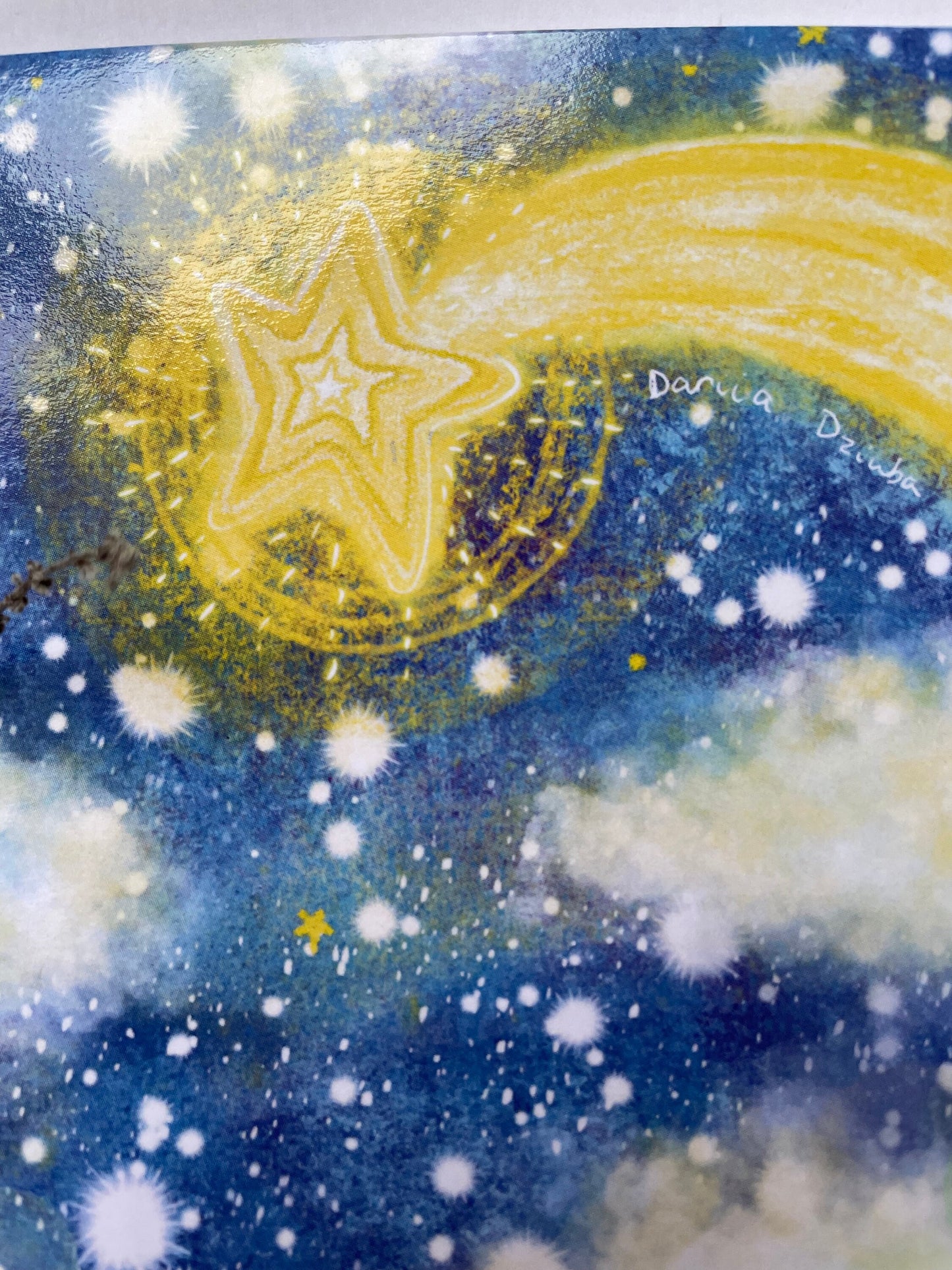 Monter une étoile: Carte de vœux