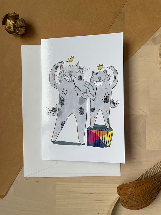 Father’s Mother’s Day greetings: Greeting card