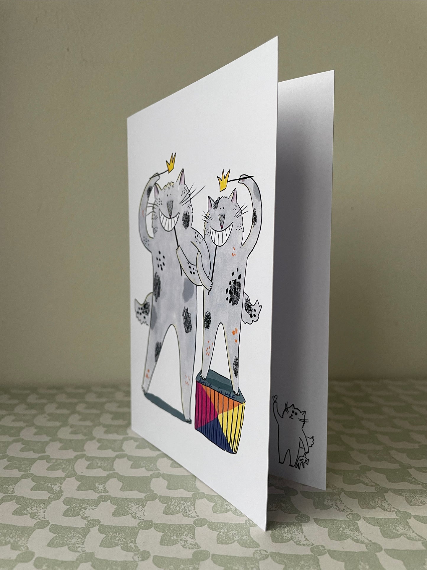 Father’s Mother’s Day greetings: Greeting card