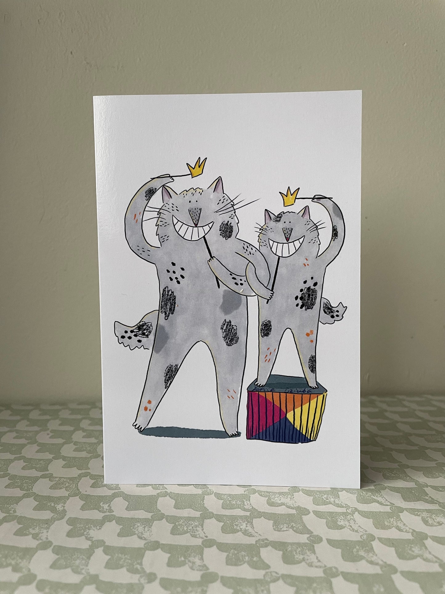 Father’s Mother’s Day greetings: Greeting card