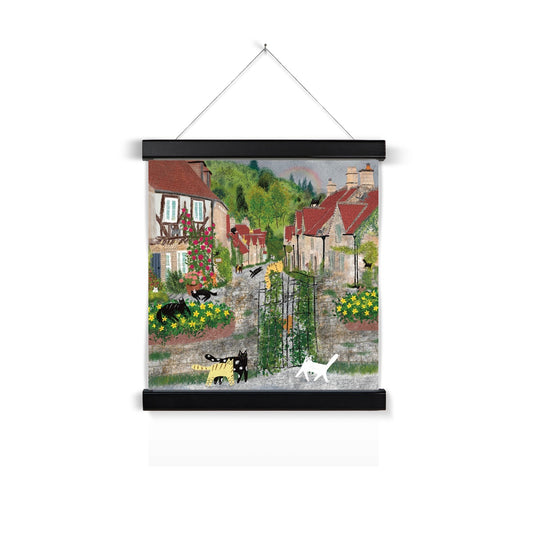 Ancient Town (Britain) Fine Art Print with Hanger