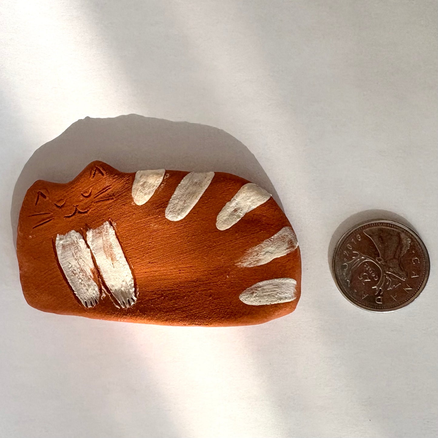Terracotta Cat Sugar Saver and Essential Oil Diffuser – Handcrafted Standing Figurine