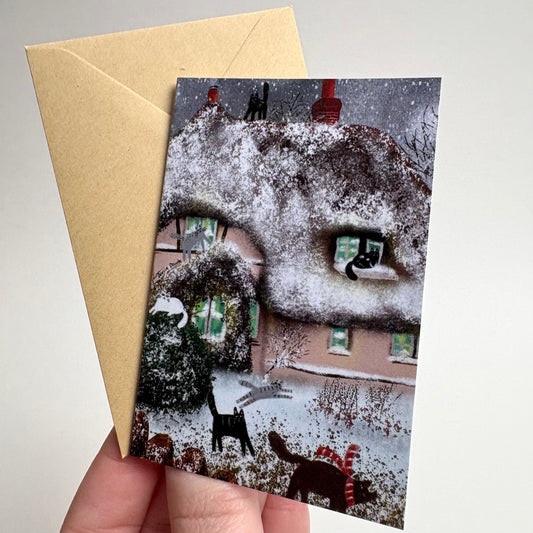 Mini card: Winter Cottage