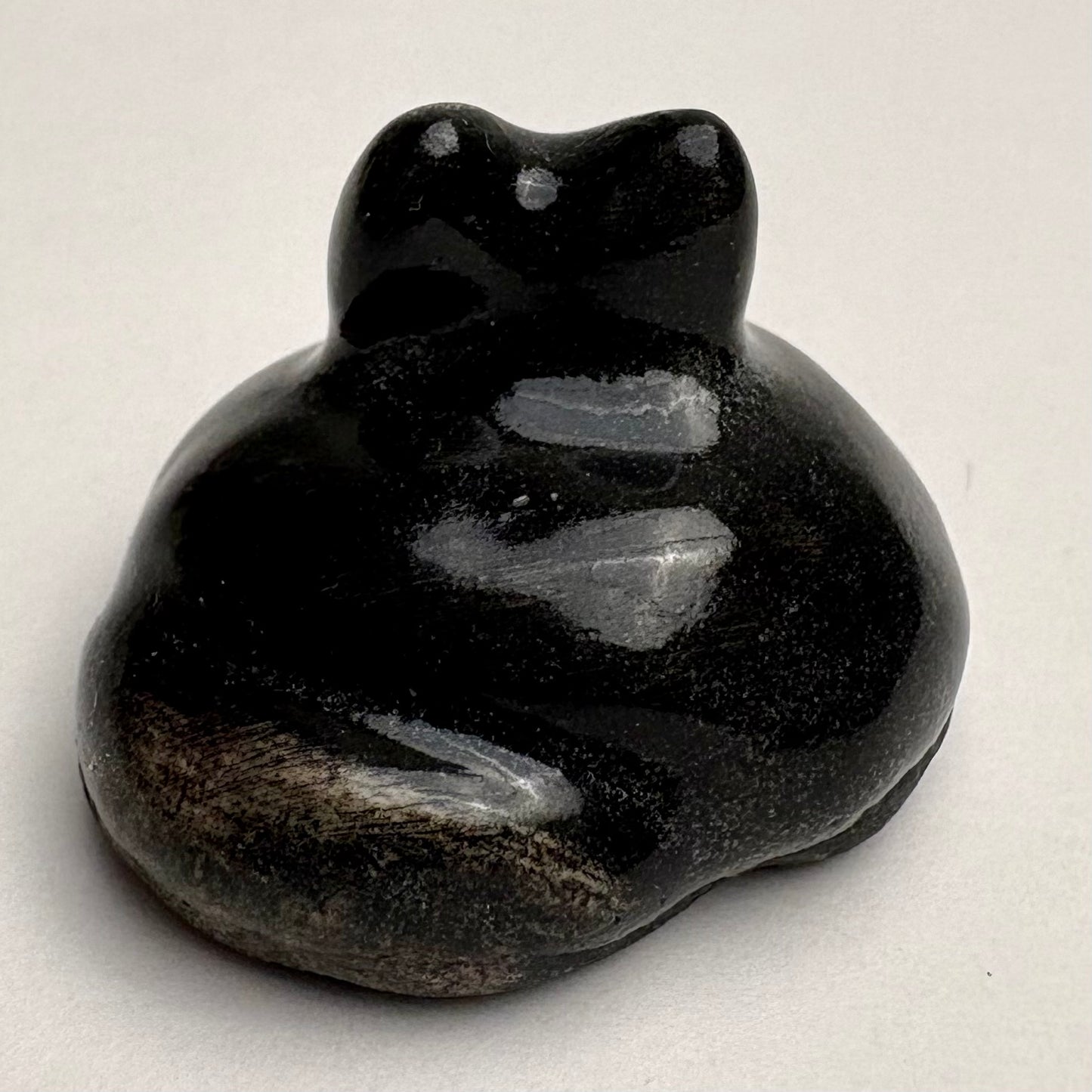 Handmade Mini Black Tuxedo Cat Sculpture • Ceramic Cat Figurine • Tiny Desk Buddy • Collectible Pottery Cat • Gift for Cat Lovers