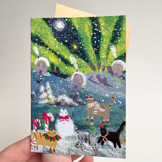 Mini card: At skating rink