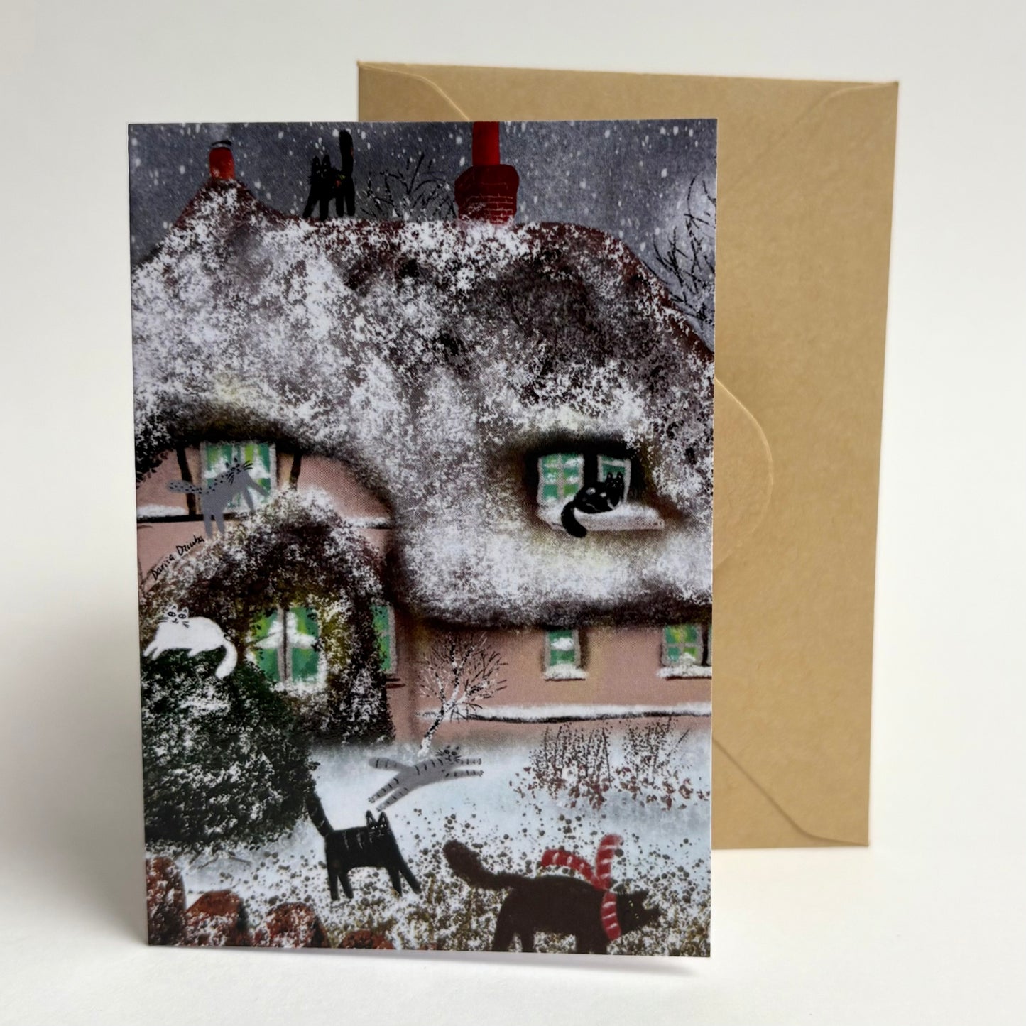 Mini card: Winter Cottage
