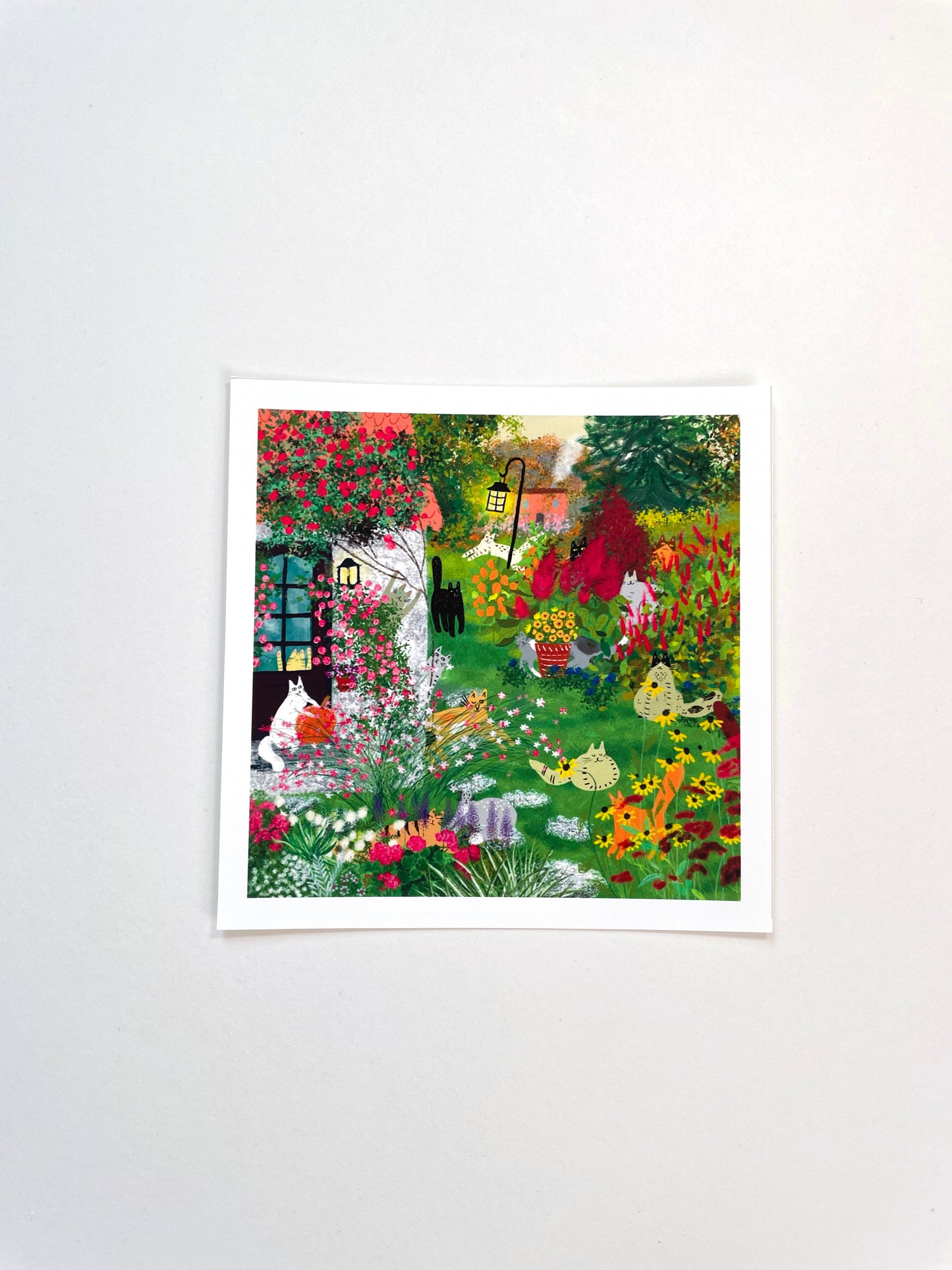 Print: Autumn Garden - Wall Art, Wall Hangings