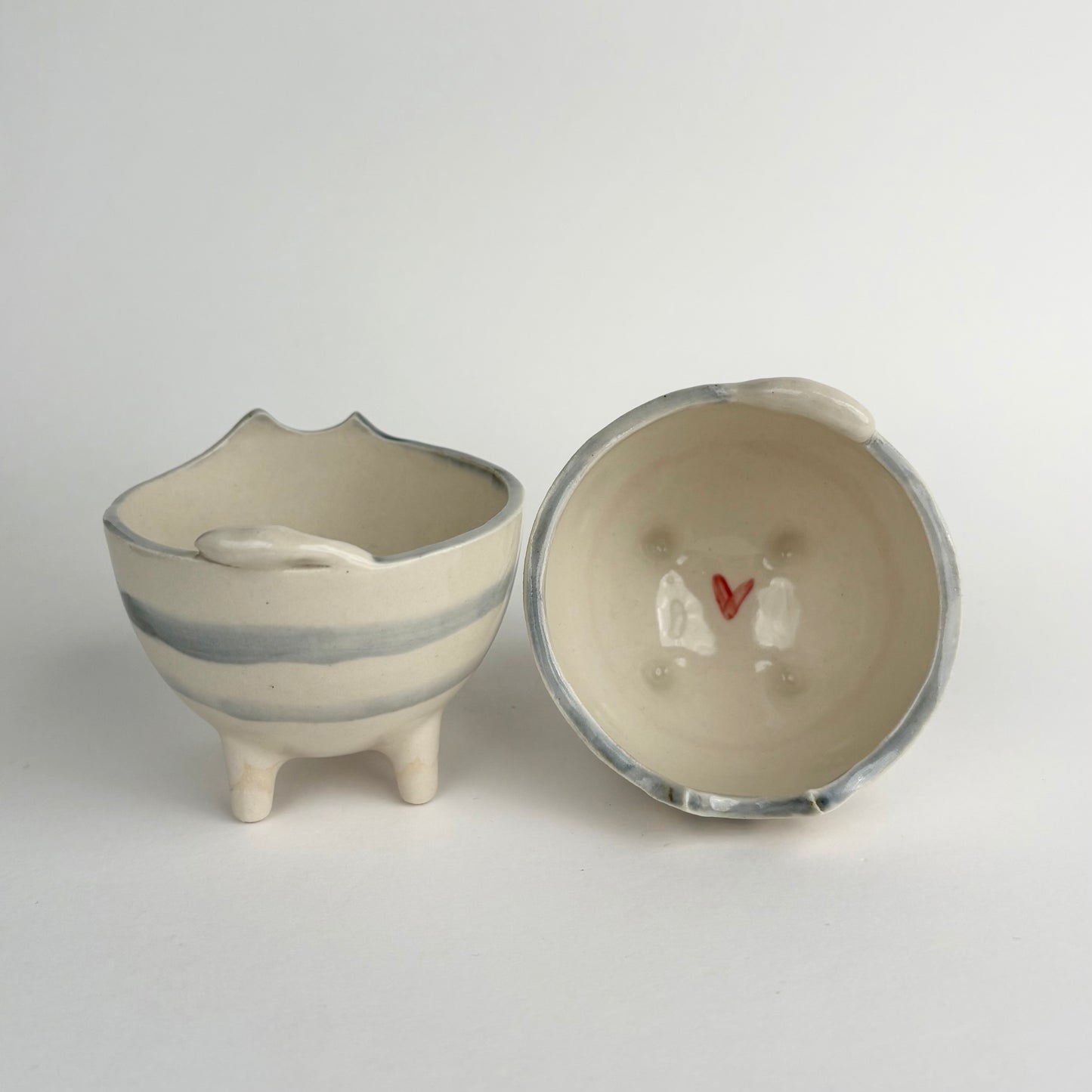 Mini Cat Planter on Paws