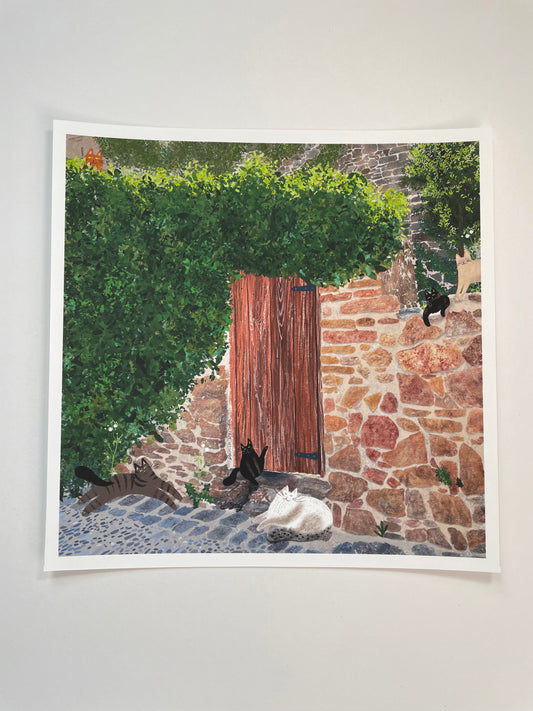 Impression : Porte en Espagne - Art mural, Tentures murales