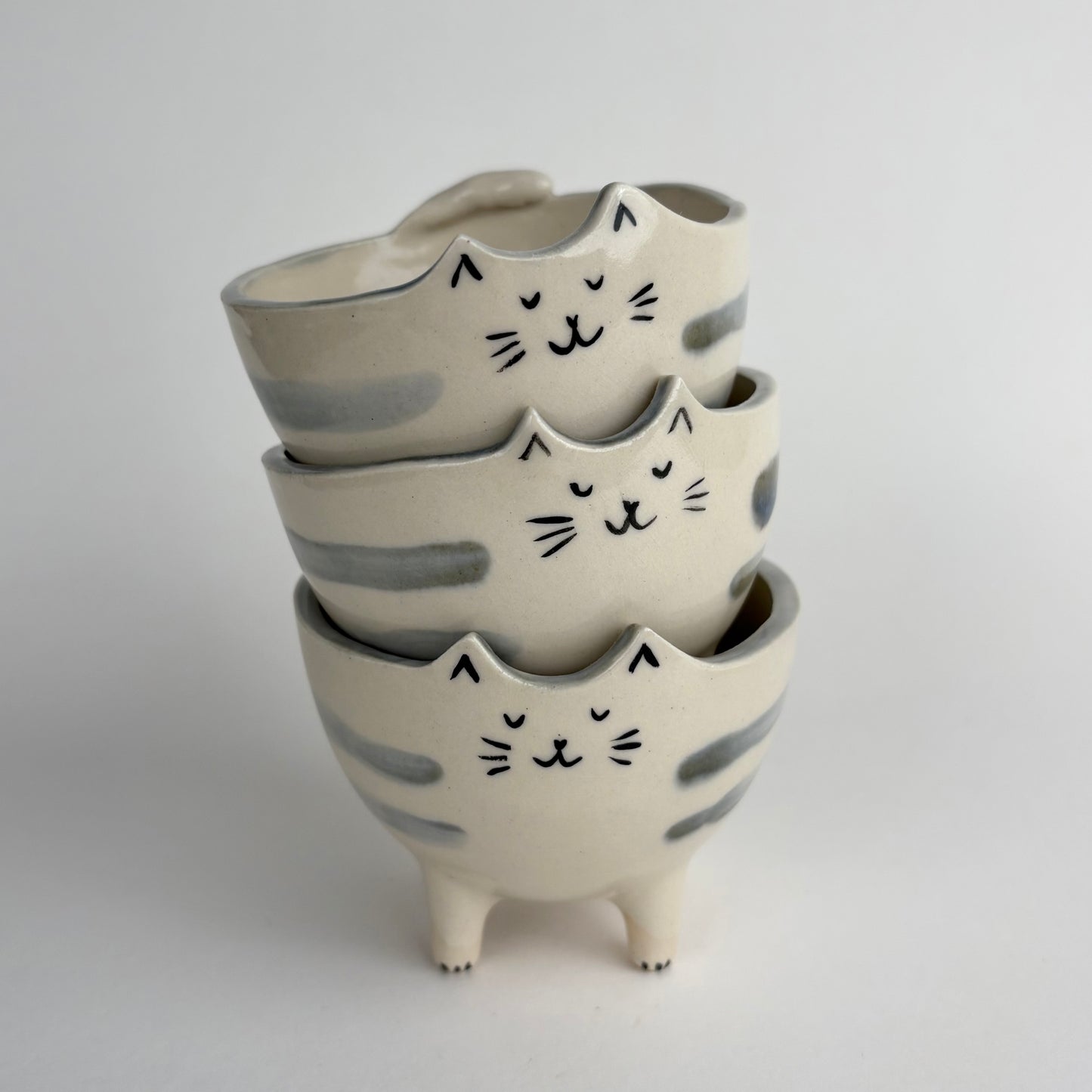 Mini Cat Planter on Paws