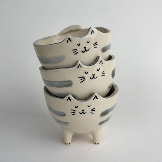 Mini Cat Planter on Paws