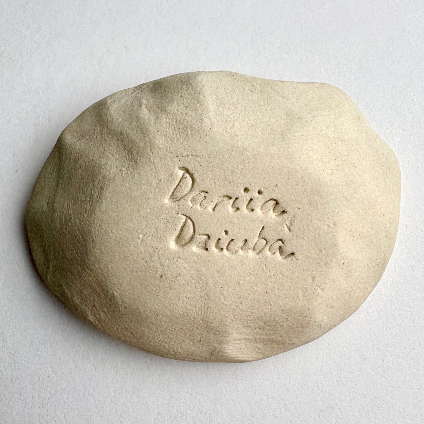 Tiny Handcrafted Ceramic Dish – Creamy Glazed Mini Catchall (2” x 1.25”)