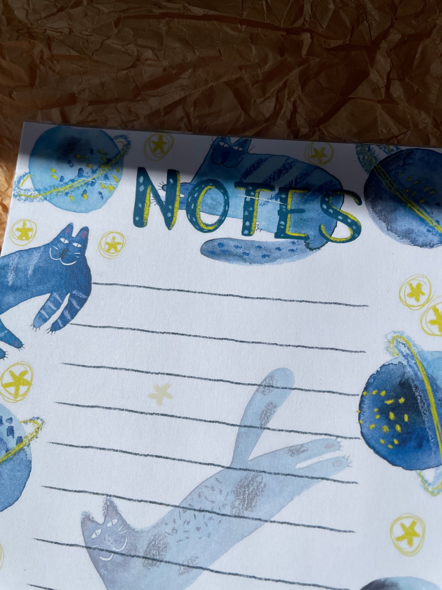 Cats and planets: Notepad