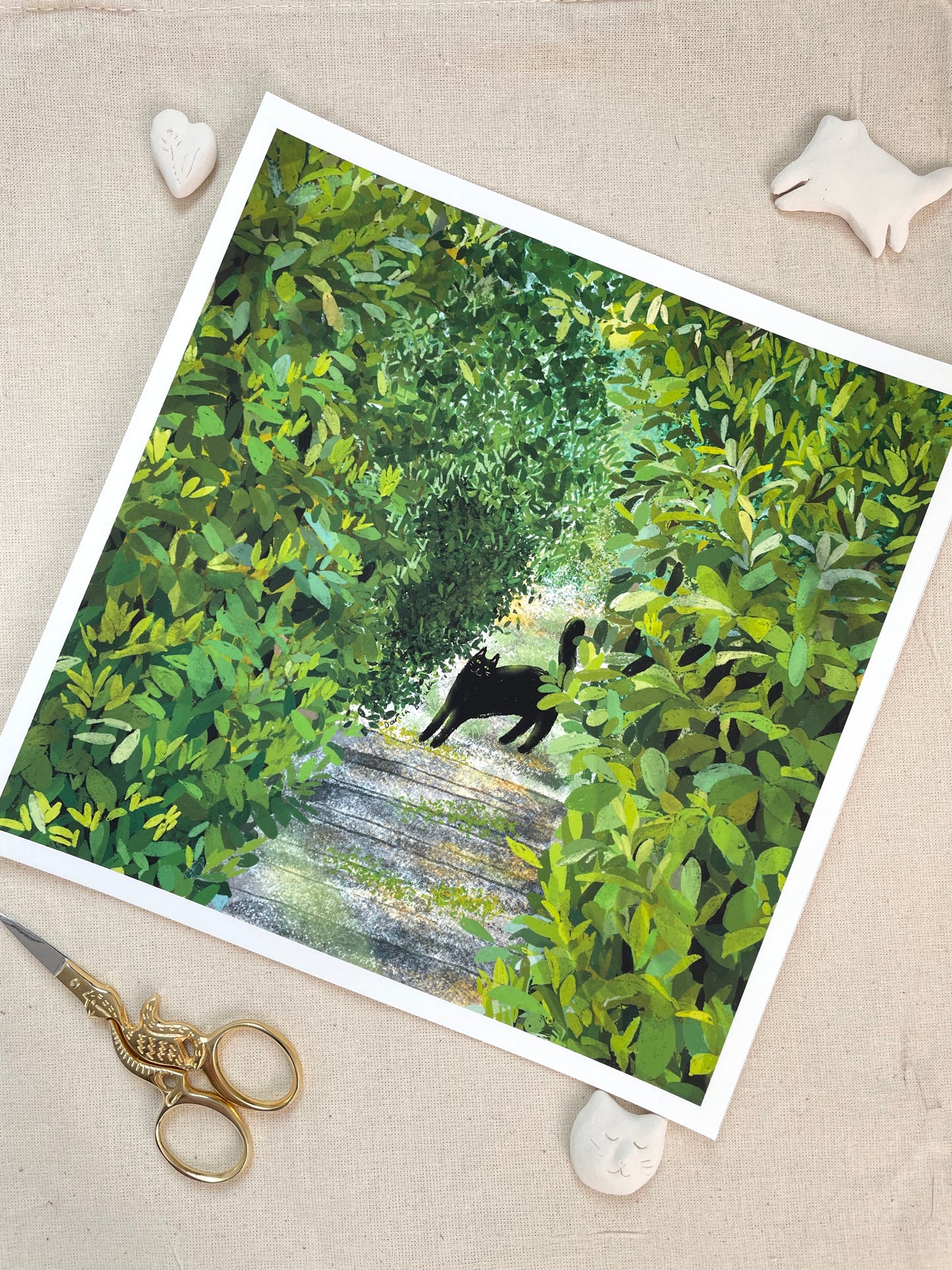 Print: In the Greenery - Wall Art, Wall Hangings