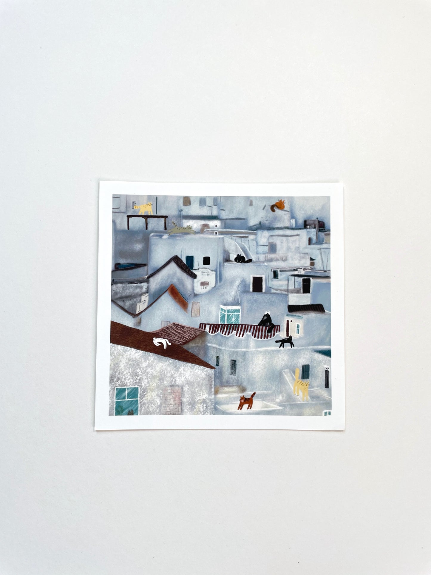 Mini Print: Pueblos Blancos - Wall Art, Wall Hangings