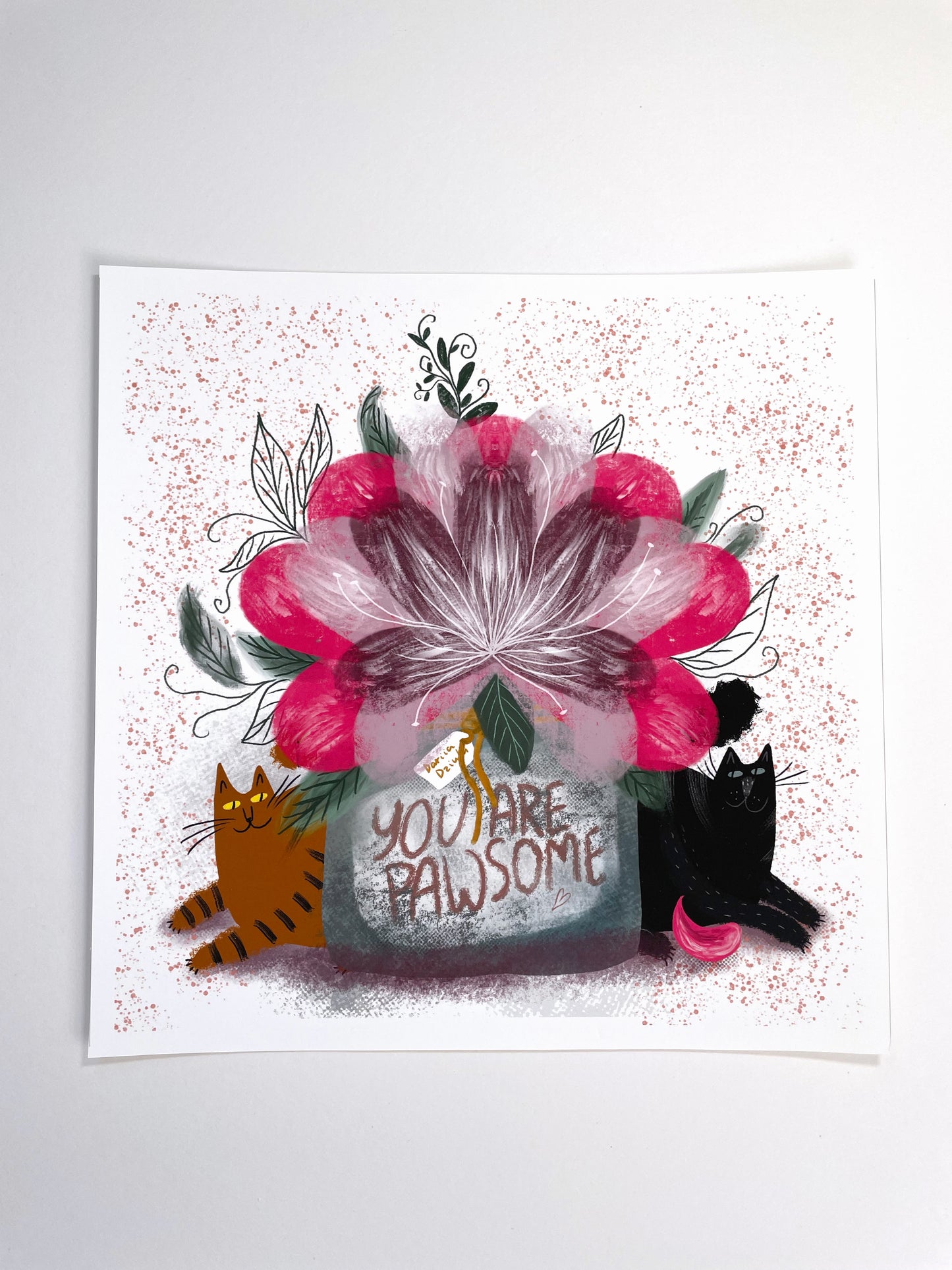 Print: You are Pawsome - Wall Art, Wall Hangings