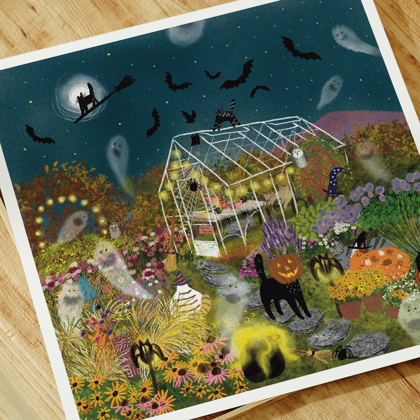 Unframed Art Print: Halloween Night
