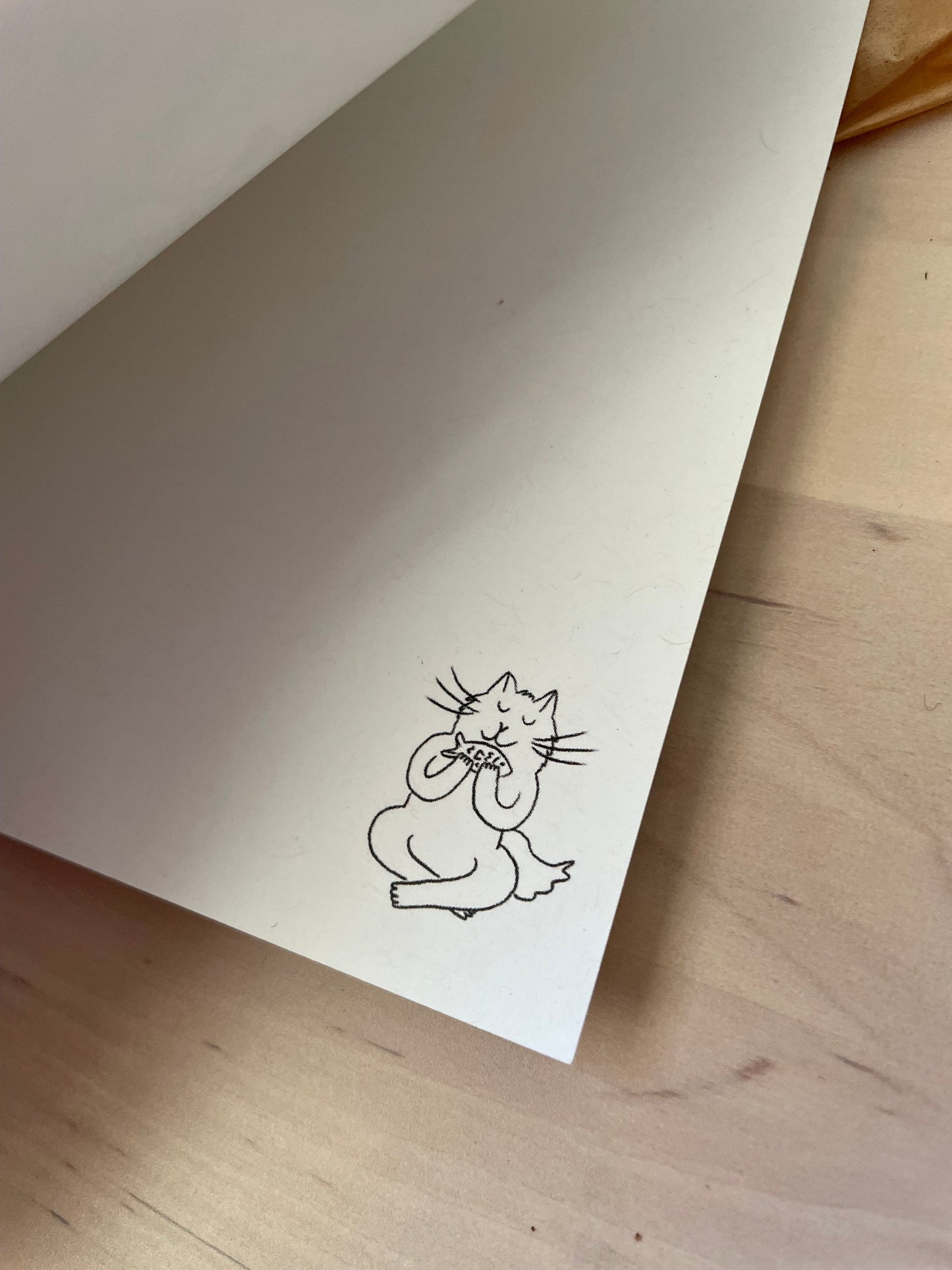 Cat Kong in New York: Greeting card